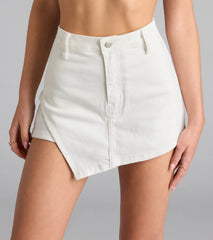 Trendy Moment Wrap Denim Skort