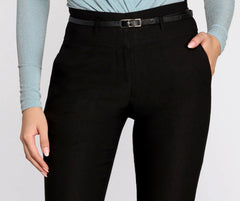 Belted Boss Babe Pants