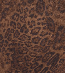 Sassy Trend Leopard Faux Suede Flare Pants